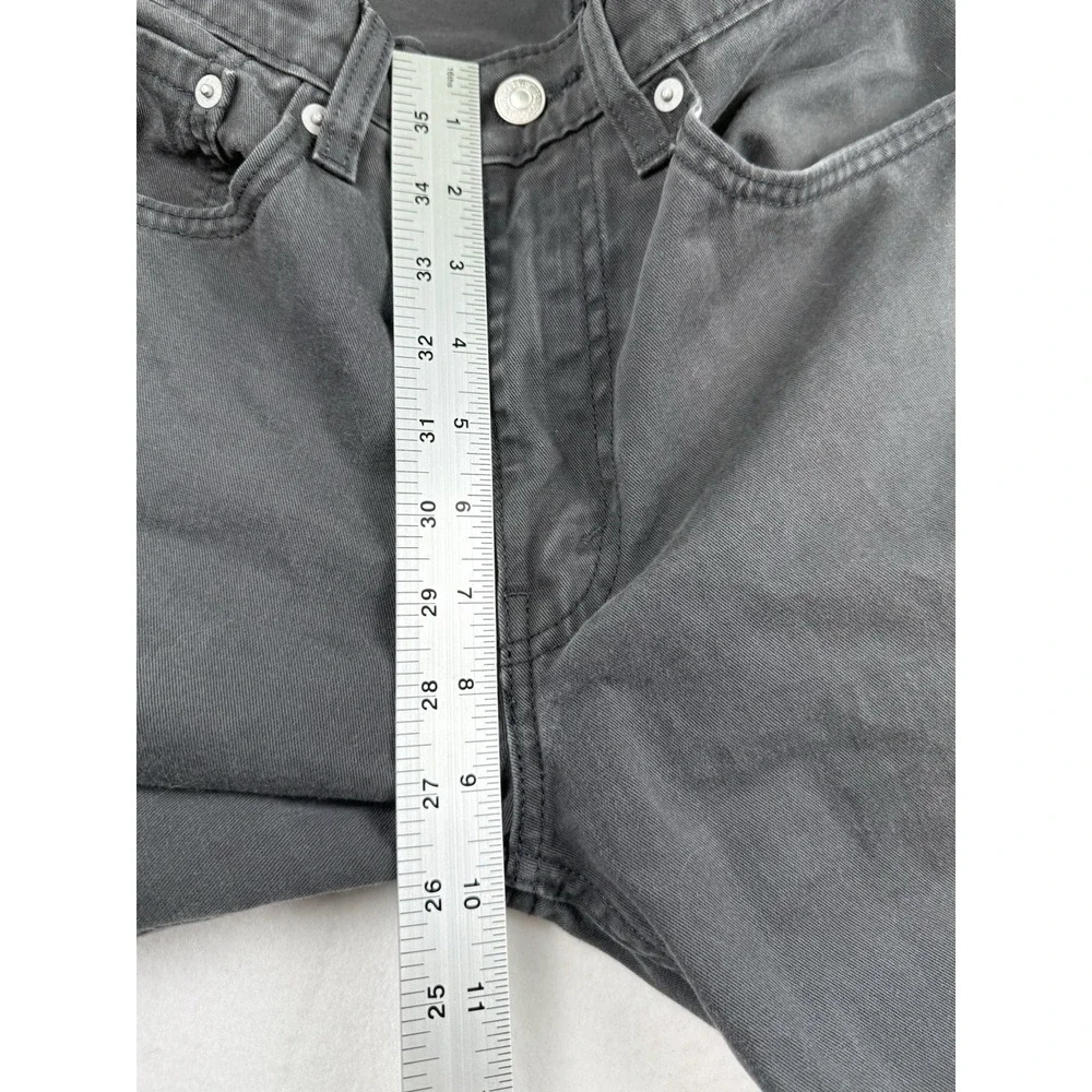 Levis 514 Straight Fit Grey Denim Jeans Mens 32x30 (Tag 32x32)